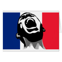 Scream for France Card