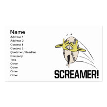 Screamer Business Card