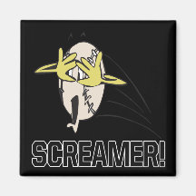 Screamer Fridge Magnet