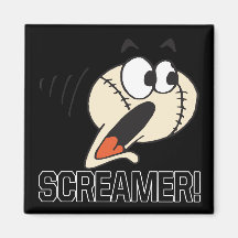 Screamer Fridge Magnet