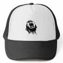 Screaming for help trucker hat