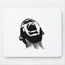 Screaming for help mousepad