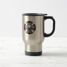 Screaming Iron Skull Coffee Mugs