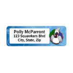 Screaming Umbrella Cockatoo Return Address Labels