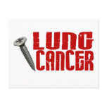 Screw 2 Lung Cancer postcards