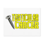 Screw 2 Testicular Cancer postcards