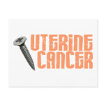 Screw 2 Uterine Cancer postcards