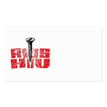 Screw AIDS/HIV Business Cards