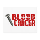 Screw Blood Cancer 2 postcards