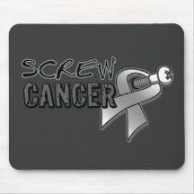 Screw Brain Cancer Mousepad