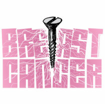Screw Breast Cancer Photo Cutout