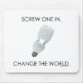 Screw Bulb Mouse Pads