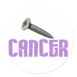 SCREW Cancer 1 stickers