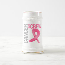 Screw Cancer - Breast Cancer Coffee Mug