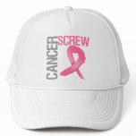 Screw Cancer - Breast Cancer hats