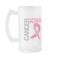 Screw Cancer - Breast Cancer Mugs