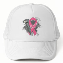 Screw Cancer - Grunge Breast Cancer