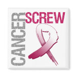 Screw Cancer - Head and Neck Cancer magnets