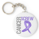 Screw Cancer - Hodgkin's Lymphoma keychains