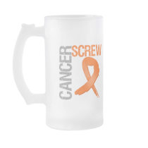 Screw Cancer - Leukaemia Coffee Mug