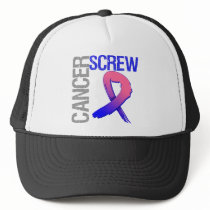 Screw Cancer - Male Breast Cancer Hats