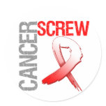 Screw Cancer - Oral Cancer stickers