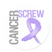 Screw CANCER Sticker