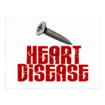 SCREW Heart Disease 1 Post Card