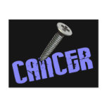Screw Male Breast Cancer 2C postcards