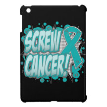 Screw Ovarian Cancer Comic Style Case For The iPad Mini