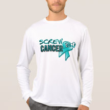 Screw Ovarian Cancer T-shirt