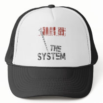 Screw the System Trucker Hats