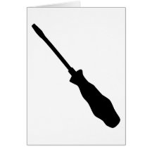 Screwdriver Greeting Cards
