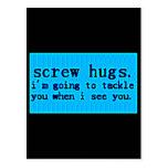 Screwhugs tackleyou postcards