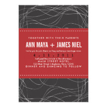 Scribble Pattern Invitation