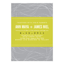 Scribble Pattern Invitation