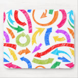 Scribbled arrows mousepad