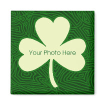 Scribbleprint Shamrock Border Magnet
