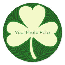 Scribbleprint Shamrock Border stickers