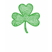 Scribbleprint Shamrock t-shirts