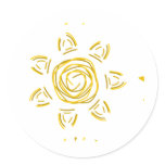 Scribby Sun Stickers