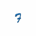 Script-Letter F embroidered shirts