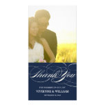 SCRIPT THANKS | WEDDING THANK YOU PHOTO CARD