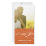 SCRIPT THANKS | WEDDING THANK YOU PHOTO CARD photo cards