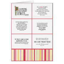 Scriptures Stripe Design Cards