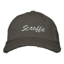 Scroffa Vintage Cap Embroidered Hat