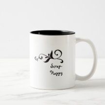 scroll2, Scrap-Happy Coffee Mug