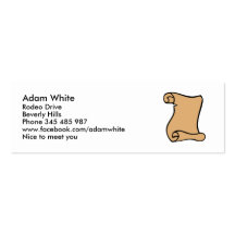 Scroll Business Card