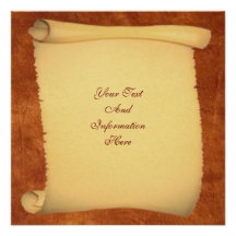 Scroll Invitation
