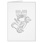 Scroll & Menorah Card